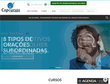 Tablet Screenshot of capcursos.com.br